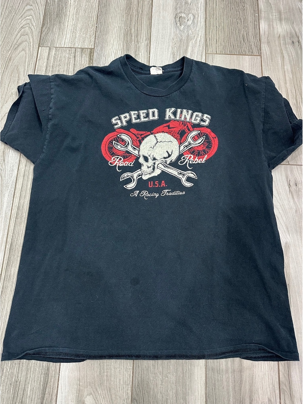 Y2K Gildan Heavy Cotton Speed Kings Road Rebel graphic T shirt XL